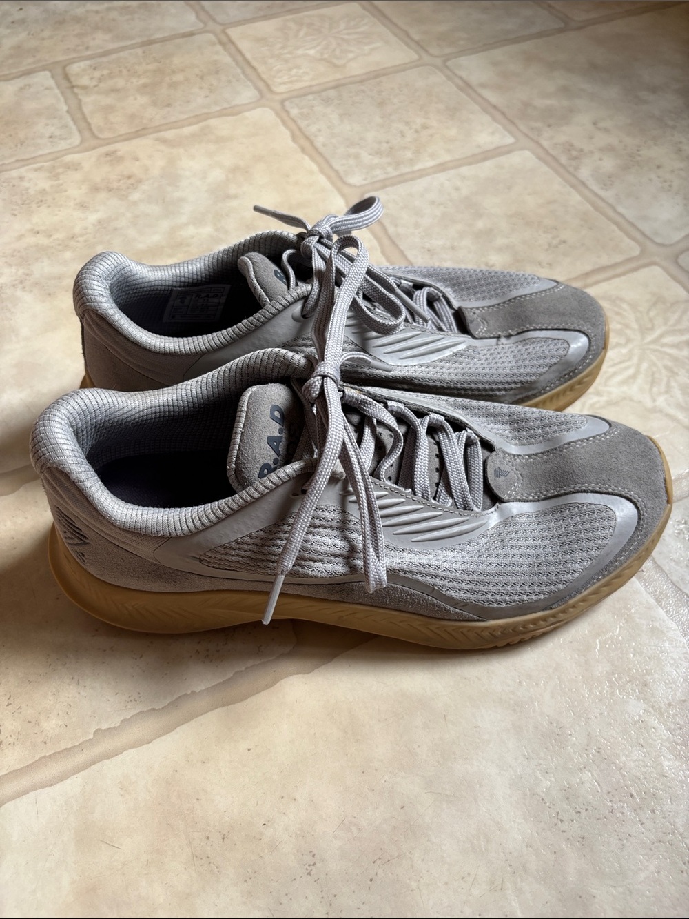 R.A.D Global RAD One Mens Size 7.5 Gray Beige Training Shoes